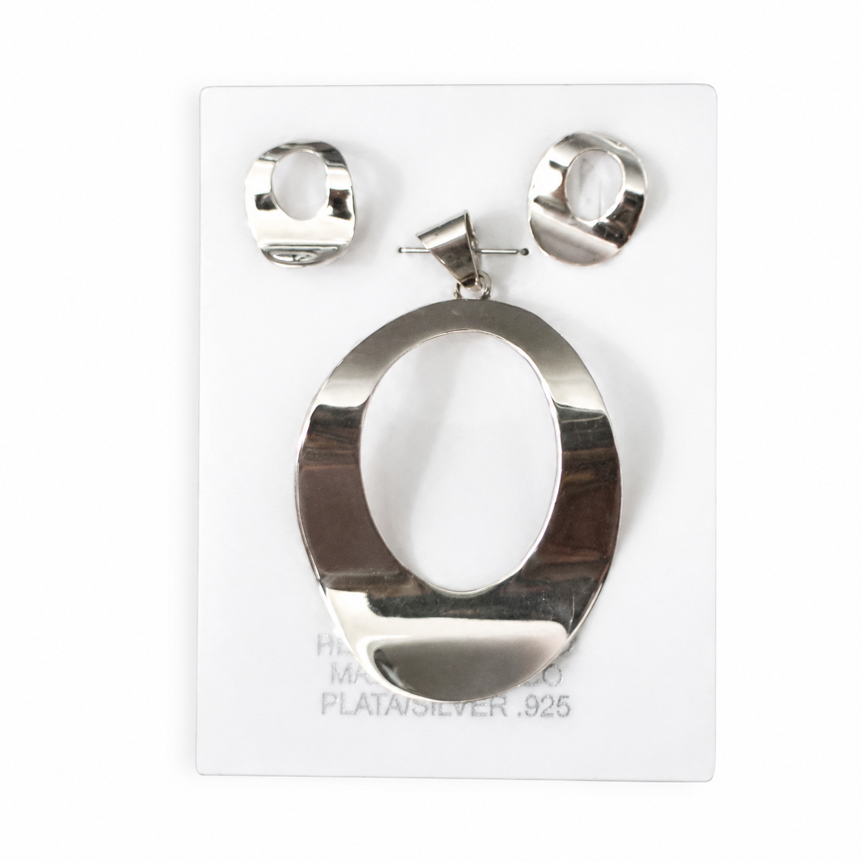 925 silver erring and pedant